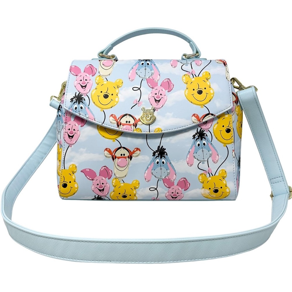 Loungefly Disney Winnie the Pooh Balloon Friends Crossbody Handbag Purse